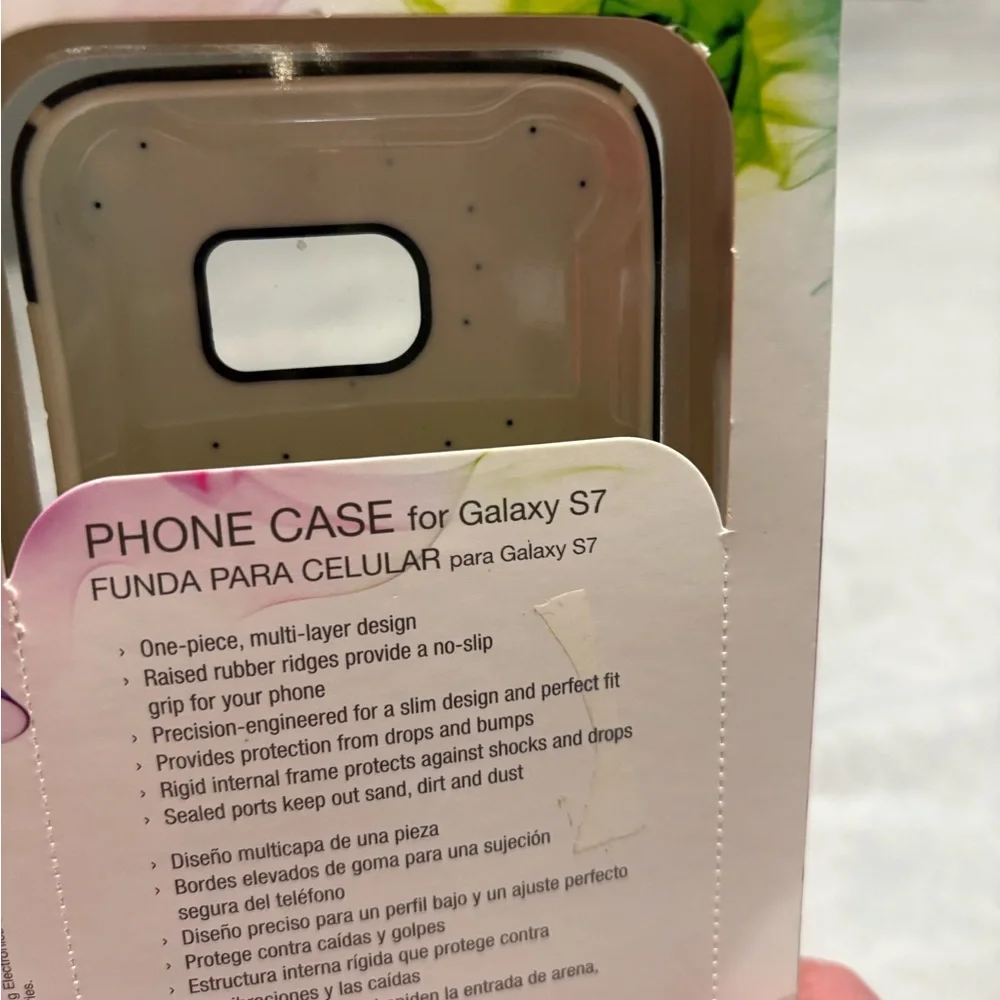 Stylish Black Phone Case for Galaxy S7